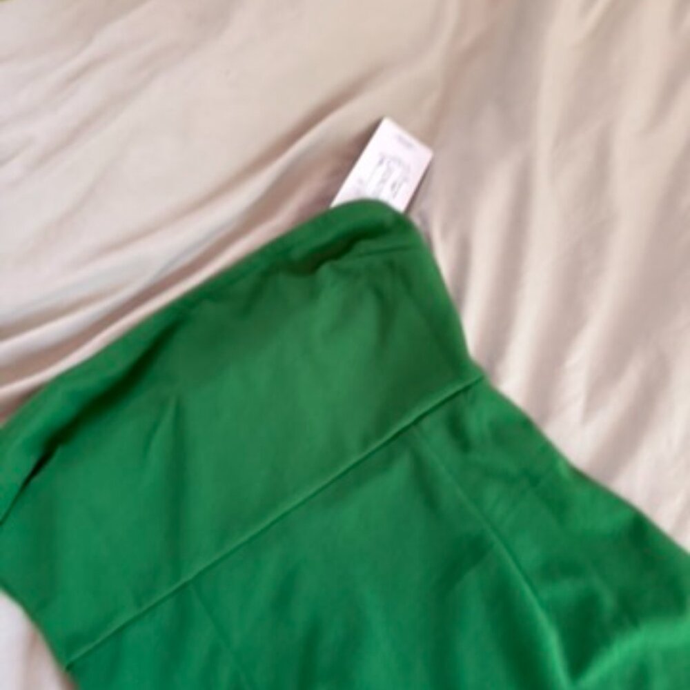 Green Strapless Dress - Picture 3 of 9